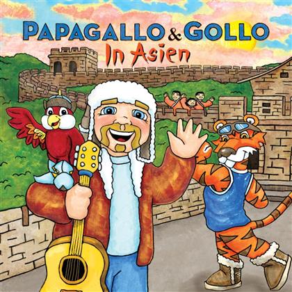 Papagallo & Gollo (Gölä) - In Asien - Tschenbuch (CD + Buch)