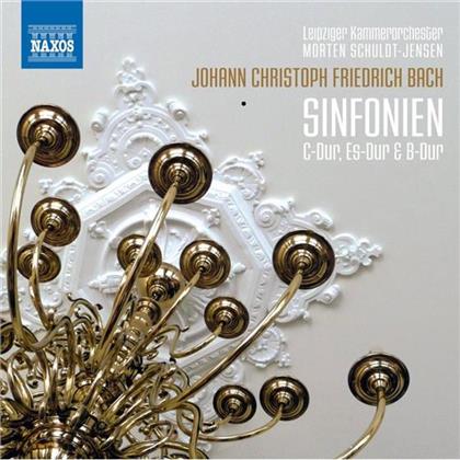 Schuldt-Jensen Morten / Leipziger Ko & Johann Christoph Friedrich Bach (1732 - 1795) - Sinfonien C-Dur / Es-Dur / B-Dur