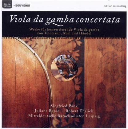 Pank, Viola Da Gamba / Banse, Sopran & Abel / Händel / Telemann - Werke Fuer Konzertierende Viola