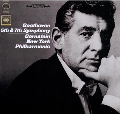 Leonard Bernstein (1918-1990), Ludwig van Beethoven (1770-1827) & New York Philharmonic - Symphonie No. 5 In C Minor op.67, No. 7 in A Major Op. 92