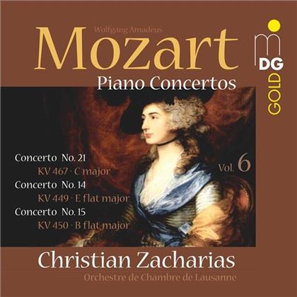 Zacharias/Orchestre De Chambre Lausanne & Wolfgang Amadeus Mozart (1756-1791) - Piano Concertos Vol. 6 (SACD)