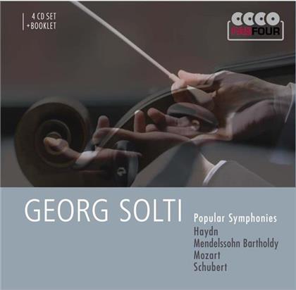 The London Philharmonic Orchestra & Divers Dirigent Solti - Sinfonien : Haydn, Mendelssohn (4 CDs)