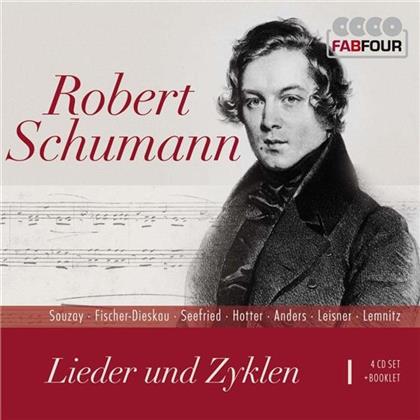 Souzay, Fischer-Dieskau, Seefried, Hotte & Robert Schumann (1810-1856) - Lieder & Zyklen (4 CDs)