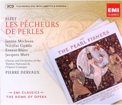 Dervaux Pierre / Gedda / Blanc & Georges Bizet (1838-1875) - Perlenfischer - Pecheurs De Perles (3 CDs)