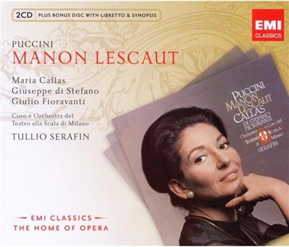 Serafin / Callas / Di Stefano & Giacomo Puccini (1858-1924) - Manon Lescaut (3 CD)