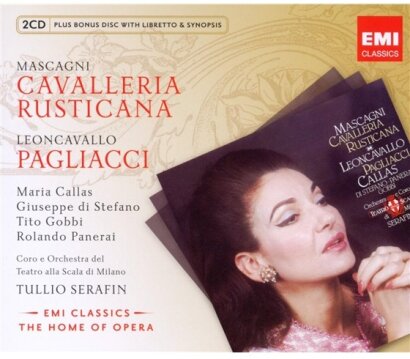 Serafin / Callas / Di Stefano & Leoncavallo/Mascagni - Pagliacci & Cavalleria Rustica (3 CDs)