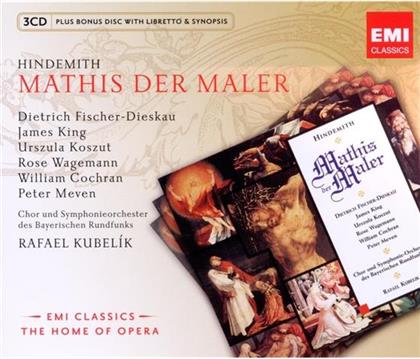 Kubelik Rafael / Fischer-Dieskau & Paul Hindemith (1895-1963) - Mathis Der Mahler (4 CDs)