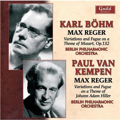 Max Reger (1873-1916), Karl Böhm, Paul van Kempen & Berliner Philharmoniker - Böhm, Van Kempen Conduct Music By Reger