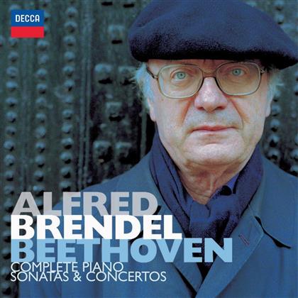Alfred Brendel & Ludwig van Beethoven (1770-1827) - Piano Sonatas & Concertos (12 CDs)
