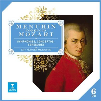 Menuhin / Sinfonia Varsovia, Wolfgang Amadeus Mozart (1756-1791) & Sir Yehudi Menuhin - Menuhin Conducts Mozart (6 CDs)