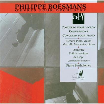 Pieta Pieta, Violine / Mercenier M. & Philippe Boesmans - Conversions, Konzert Fuer Viol. / Klav.