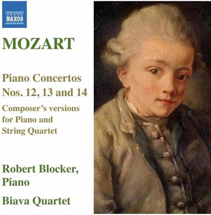 Blocker Robert / Biava String Quartet & Wolfgang Amadeus Mozart (1756-1791) - Klav.Konz.12-14 (Arr. Klavierquartett)