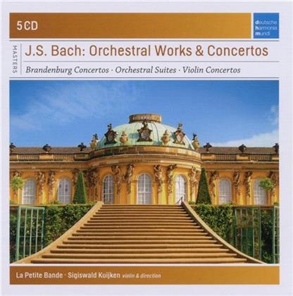 La Petite Bande & Johann Sebastian Bach (1685-1750) - Bach Orchestral Works And Concerts (5 CDs)