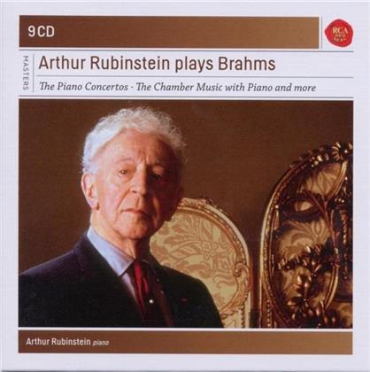 Arthur Rubinstein & Johannes Brahms (1833-1897) - Rubinstein Plays Brahms (9 CDs)
