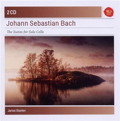 Janos Starker & Johann Sebastian Bach (1685-1750) - 6 Cello Suites Bwv 1007 (2 CDs)