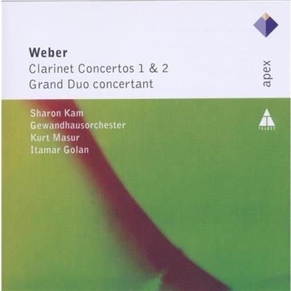 Kam / Golan / Masur /Gewandhausorchester & Carl Maria von Weber (1786-1826) - Clarinet Concertos No.1,2/Gran