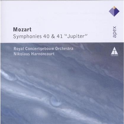 Wolfgang Amadeus Mozart (1756-1791), Nikolaus Harnoncourt & Royal Concertgebouw Orchestra (RCO) - Symphonies 40&41/Jupiter