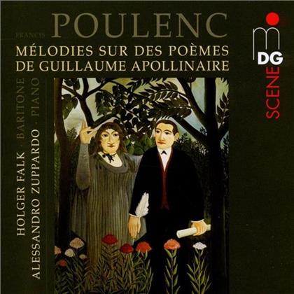 Falk Holger / Zuppardo Alessandro & Francis Poulenc (1899-1963) - Mélodies Sur Poèmes De Apollinaire