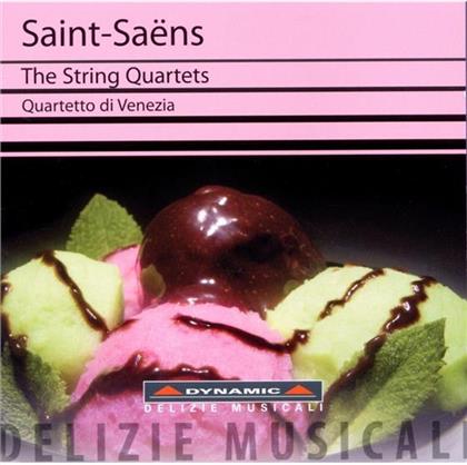 Quartetto D'archi Di Venezia & Camille Saint-Saëns (1835-1921) - Streichquartette 1 & 2