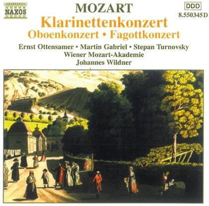 Turnov / Gabiel / Ottens & Wolfgang Amadeus Mozart (1756-1791) - Oboen-/Klar.-/Fagottkonzert