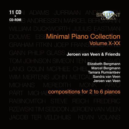 Steve Reich (*1936), Morton Feldman (1926-1987), Arvo Pärt (*1935) & Jeroen van Veen (*1969) - Minimal Piano Collection (12 CDs)