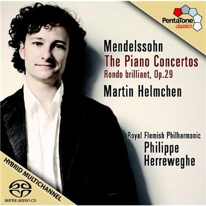Martin Helmchen & Felix Mendelssohn-Bartholdy (1809-1847) - Rondo Brilant Op29, Konzert Fu