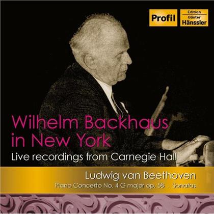 New York Philharmonic & Ludwig van Beethoven (1770-1827) - Wilhelm Backhaus In New York (2 CDs)