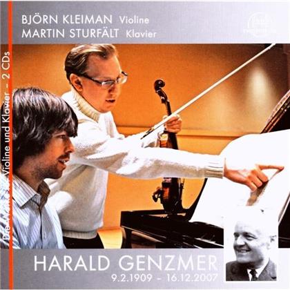 Björn Kleimann/ Martin Sturfält & Harald Genzmer - Die Werke Für Violine Und Klav (2 CDs)