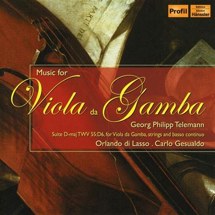 Orlando Di Lasso & Div Komponisten - Music For Viola Da Gamba
