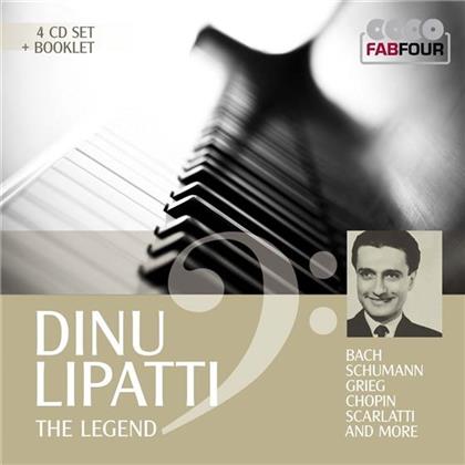 Dinu Lipatti (1917-1950) & Bach / Brahms / Chopin / Grieg/Mozart/ + - The Legend (4 CDs)