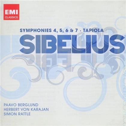 --- & Jean Sibelius (1865-1957) - Sinfonien 4,5,6,7 / + (2 CDs)