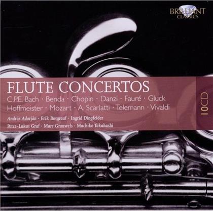 Adorjan Andras / Graf / Bosgraa & Benda / Danzi / Vivaldi - Flute Concertos (10 CDs)