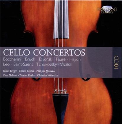 Berger / Bonzi / Nelsova & Boccherini / Dvorak / Ua - Cello Concertos (10 CD)