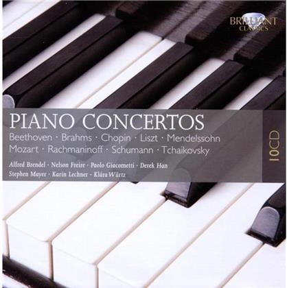 Brendel / Freire / Würtz & Brahms / Chopin / Liszt / - Piano Concertos (10 CDs)
