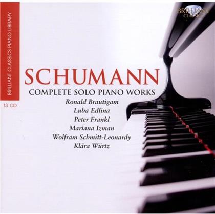 --- & Robert Schumann (1810-1856) - Complete Piano Solo Works (13 CD)