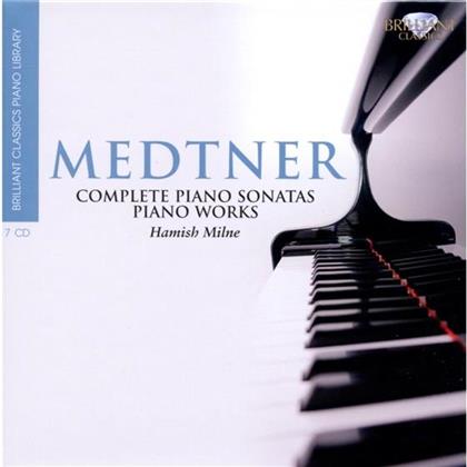 Hamish Milne & Nicolai Medtner (1880-1951) - Complete Piano Sonatas (7 CDs)