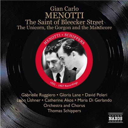 Schippers Thomas / Original Cast Orch. & Gian Carlo Menotti (1911-2007) - Saint Of Bleecker Street / Unicorn (2 CDs)