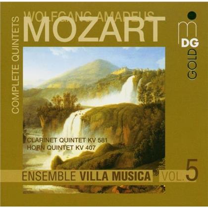 Ensemble Villa Musica & Wolfgang Amadeus Mozart (1756-1791) - Complete Quintets Vol. 5