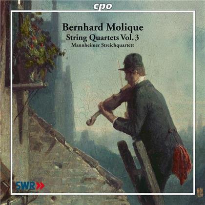 Mannheimer Streichquartett & Molique Wilhem Bernhard - Quartett Op16/1, Op17/2 Vol 3