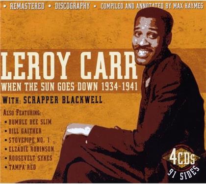 Leroy Carr - When The Sun Goes Down (4 CDs)