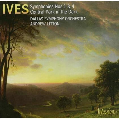 Litton Andrew / Dallas So & Charles Ives (1874-1954) - Sinfonien 1 & 4 / Central Park In The D. (SACD)