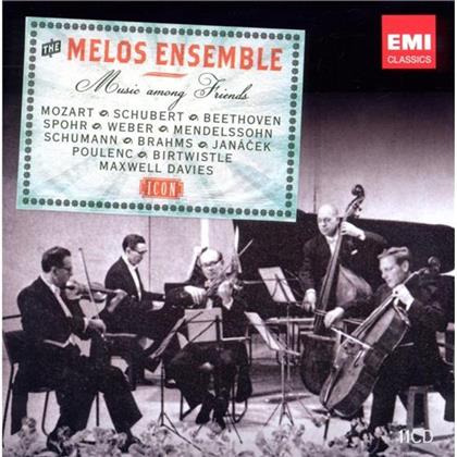Melos Ensemble & --- - Icon - Music Among Friends - 57-72 (11 CDs)