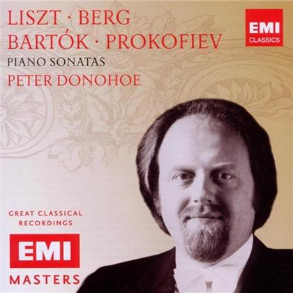 Peter Donohoe & Liszt / Berg / Bartok / Prokofieff - Klaviersonaten