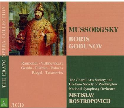 Rostropovich / Nso / Raimondi /+ & Modest Mussorgsky (1839-1881) - Boris Godunov (3 CDs)