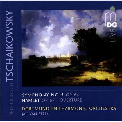 Steen Jac Van /Dortmunder Philharmoniker & Peter Iljitsch Tschaikowsky (1840-1893) - Sinfonie Nr. 5 Op.64 / Ouvertüre Hamlet
