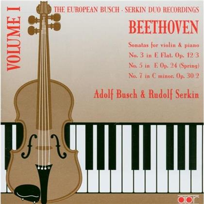 Busch-Serkin Duo & Ludwig van Beethoven (1770-1827) - Busch-Serkin Duo Vol. 1 Sonatas 3, 5 & 9