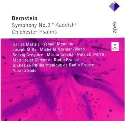Mattila / Menuhin / + & Leonard Bernstein (1918-1990) - Symphony No.3 "Kaddish" & Chichester Ps.