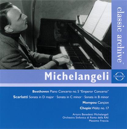 Arturo Benedetti Michelangeli & Beethoven / Scarlatti / Mompou / Chopin - Klav.Konz.5/Sonaten Etc.