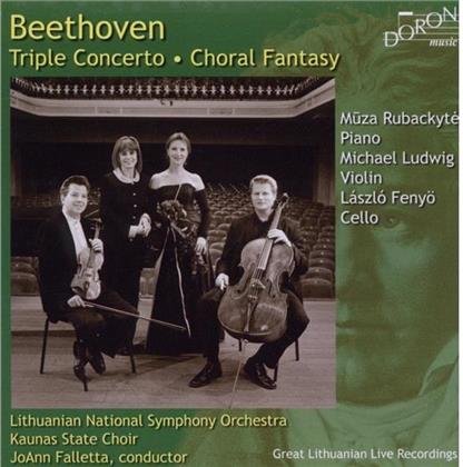 Rubackyte / Ludwig / Fenyoe & Ludwig van Beethoven (1770-1827) - Triple Concerto / Choral Fantasie