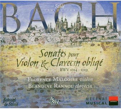 Florence Malgoire & Johann Sebastian Bach (1685-1750) - Sonate Fuer Obbligato Violine (2 CDs)